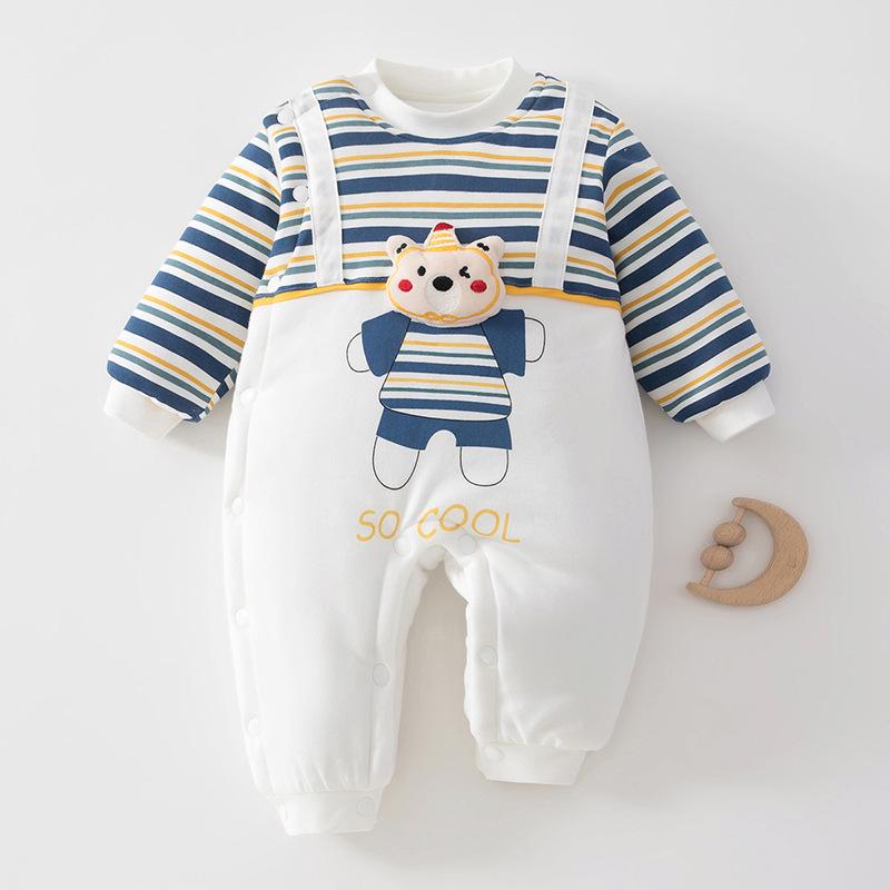 Super Cute Baby Cotton-Padded Quilted Romper Jacket for Autumn/Winter