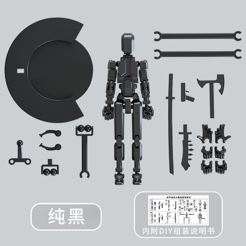 1PCS T13 Joints Figure Articulate Movable Dummy Doll Diy Assembly Toy 3D Printed Action Figure Stop Motion Animation Dummy Gift