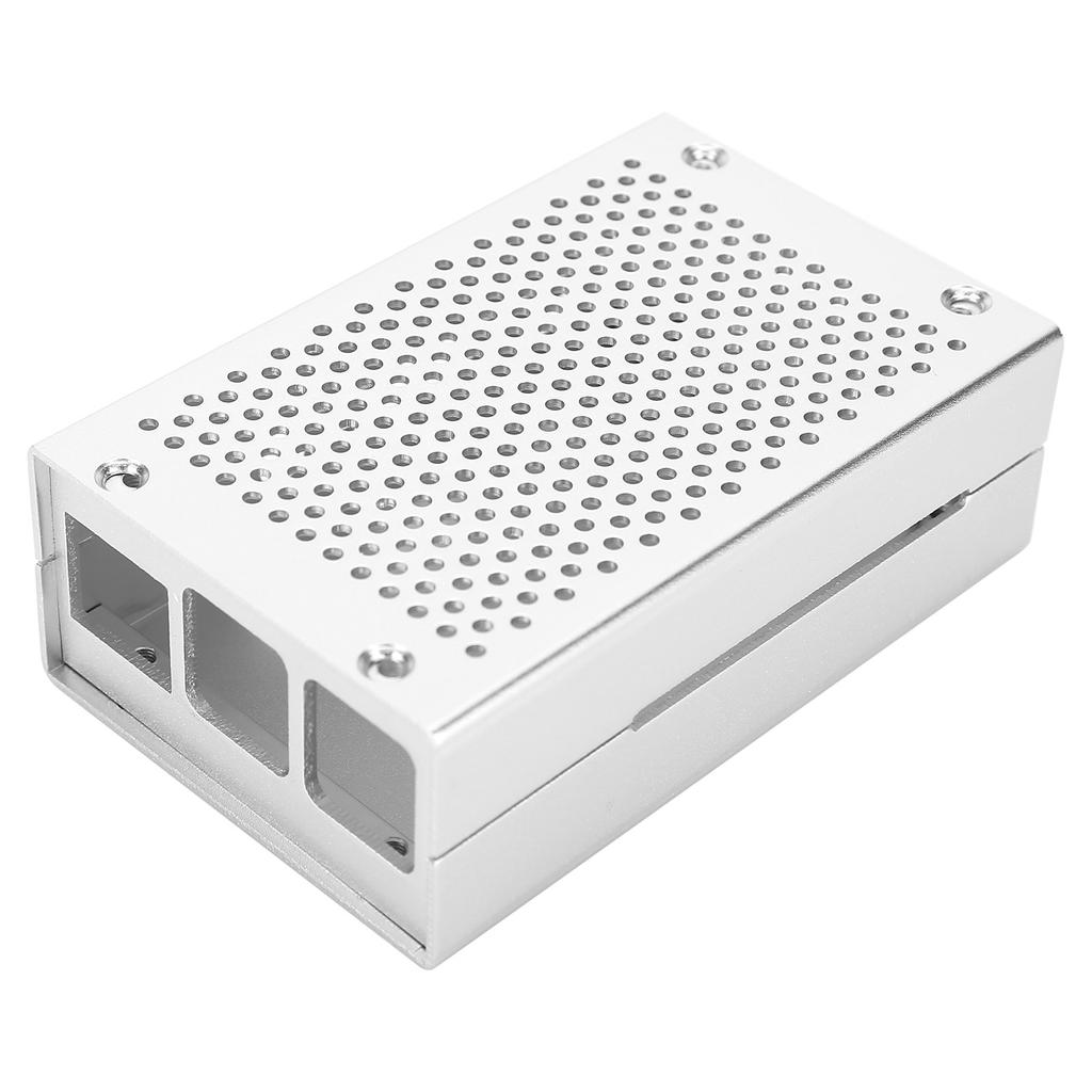 Aluminum Alloy Protective Shell Dustproof Heat Dissipation Enclosure for Raspberry Pi 3B
