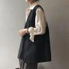Women's Blazer Vest Coat Spring Autumn Loose Comfortable Suit Waistcoat Sleeveless High End Ladies Jacket