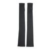 GlovesDEPO Fingerless Arm Organic Luoyang Extra Black Women's Covers, Cotton, Dyed, Long, Shoulder-Length Gloves,