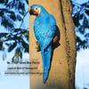 Wall-Mounted Parrot on Tree: Hanging Tree Ornament Bird Model