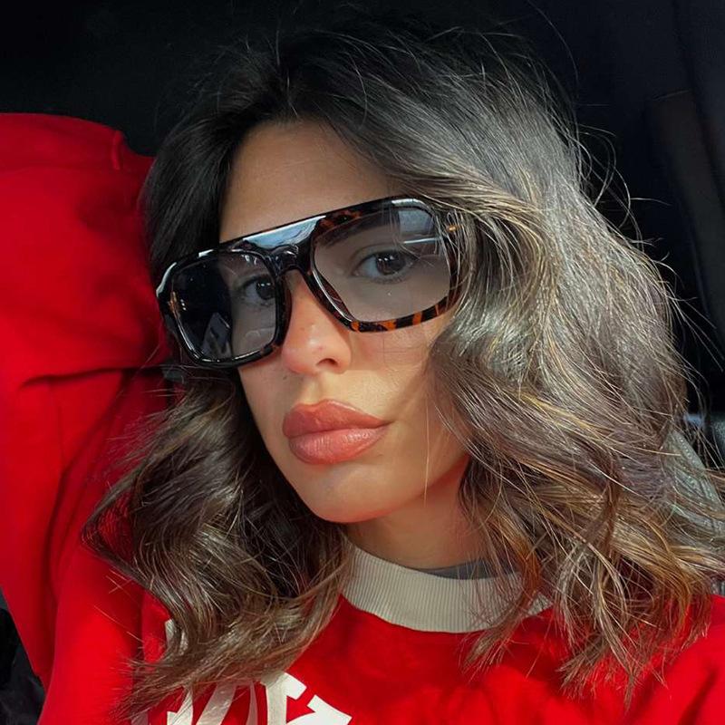 Vintage Retro Style Women's Sun Glasses Square Shape Anti-glare Sunglasses Women Hiking Fishing Men Sunglass