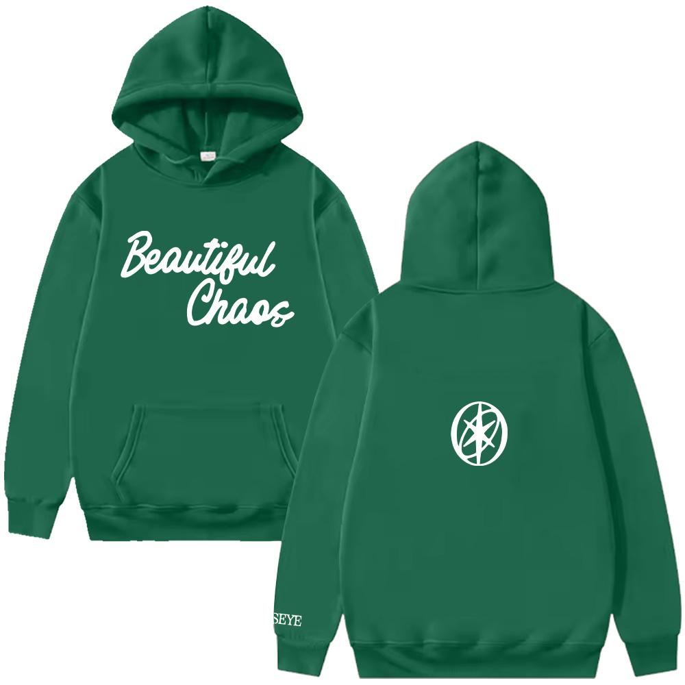 KATSEYE BEAUTIFUL CHAOS Mikina Módní Ležérní Mikina pro Fanoušky Dárky Módní Streetwear Dámské Pánské Dlouhý Rukáv Mikiny Pulovry