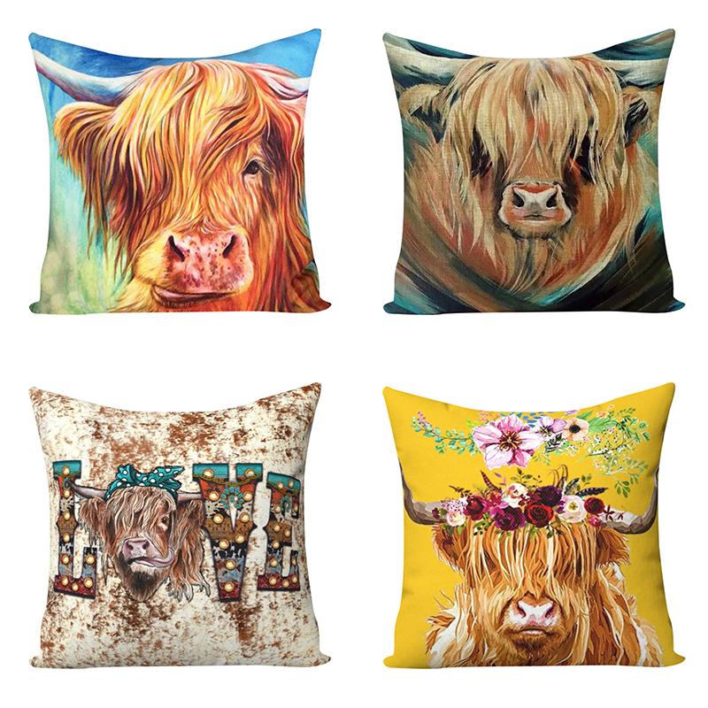 

Cute Niuniu Super Soft Cushion Pillowcase Car Cushion Animal Theme Party decoration Sofa Living Room Bedroom Home decor