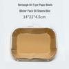 ZISIZ Square Pulp Food Containers