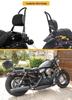 Harley XL883/1200/X48 Rear Backrest with Quick Release Seat Cushion and Luggage Rack for Motorcycle Modification