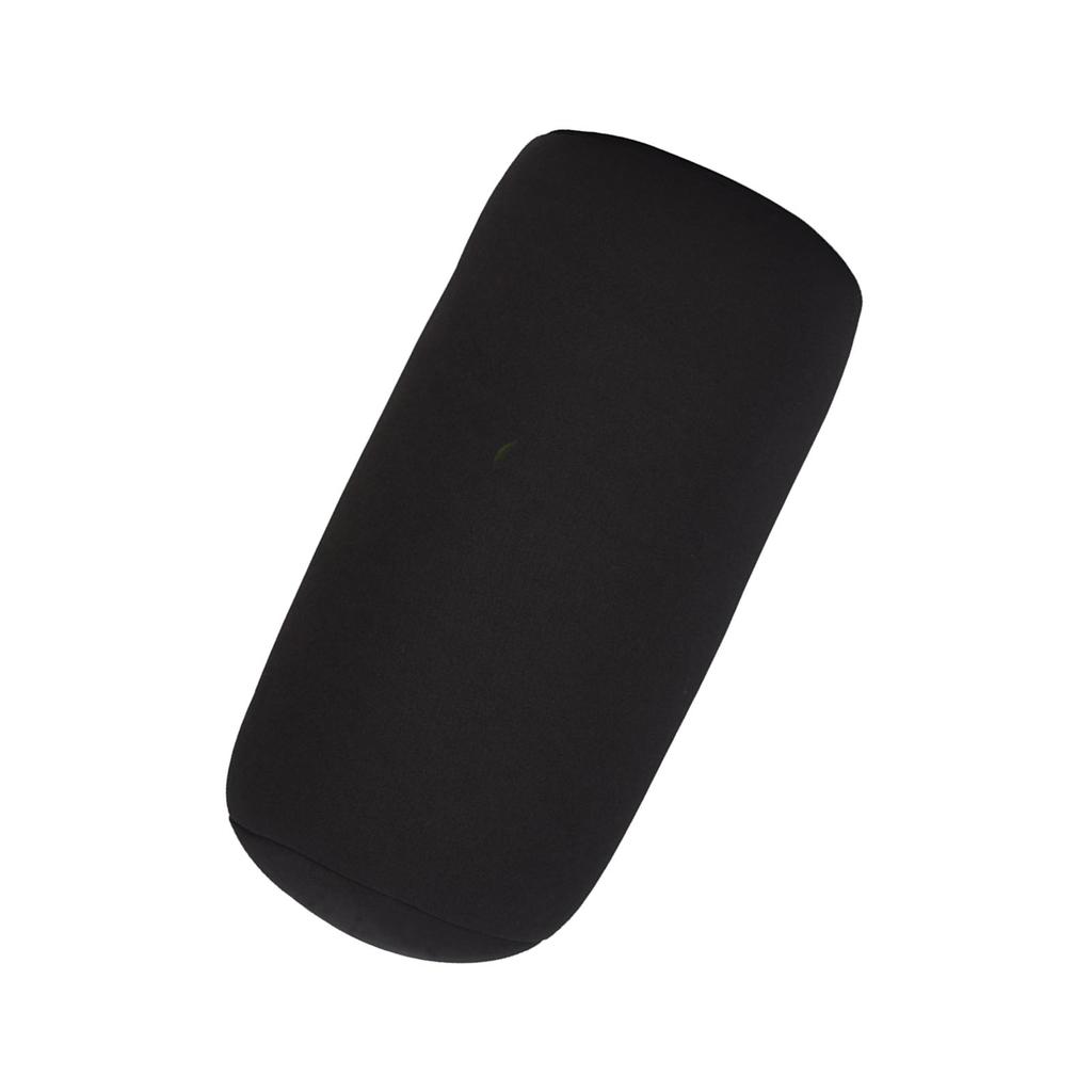 Micro Mini Microbead Cushion Roll Pillow Travel Home Seat Sleeping Neck Support Black