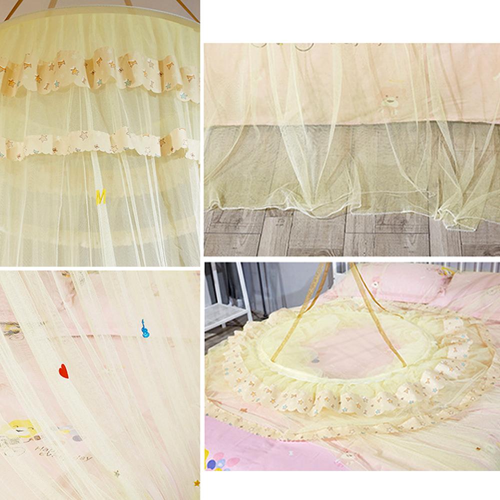 Lace Bed Canopy 4 Colors Kids Baby Bedding Dome hanging mosquito net Dome Bed Netting Canopy Girls Room Decor