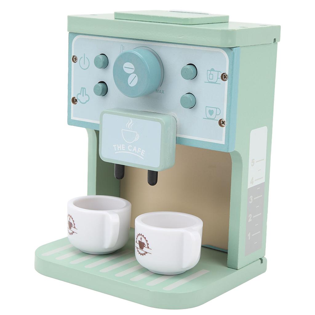 Coffee Maker Toy Fun Early Education Simulation Milk Cups Round Sheets Coffee Machine Toys for Boys