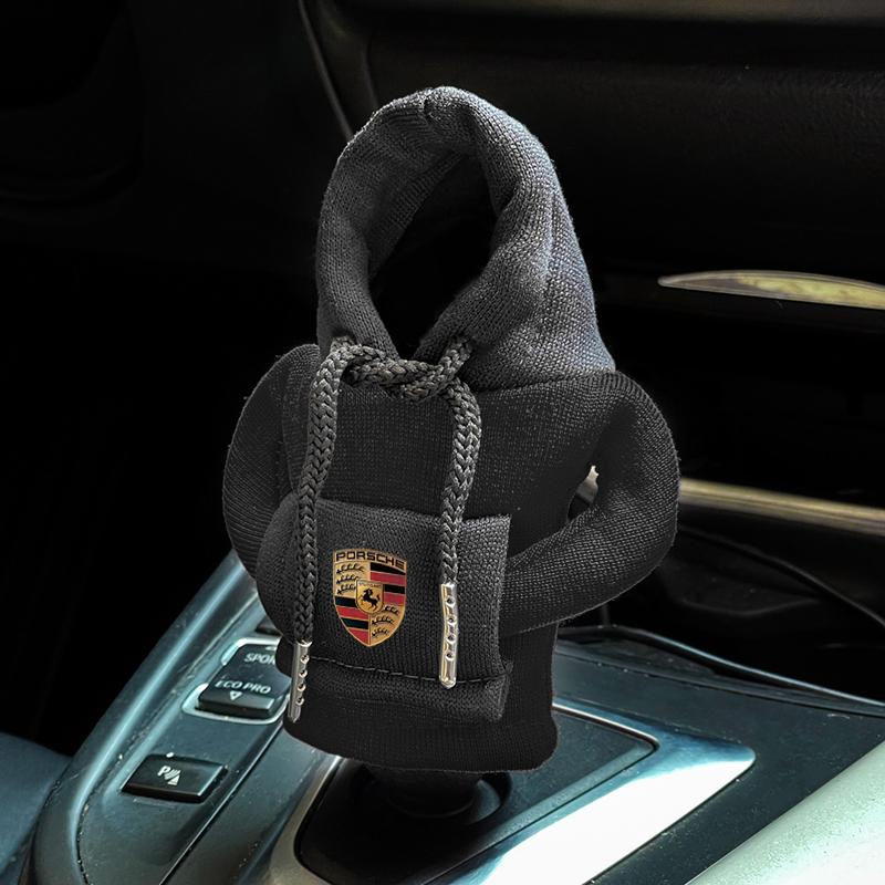 1 ks Kryt řadicí páky do auta Malý svetr Dekorace Mikina s kapucí na řadicí páku Styling auta Pro Porsche 911 918 928 944 968 Boxster Cayenne Macan Panamera