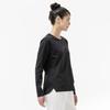 Training Wear Soft Dry UV Protection 32MAD304 Black XL [Mizuno] T-Shirt (Long Sleeve) Sweat-wicking, Quick-drying, Women's