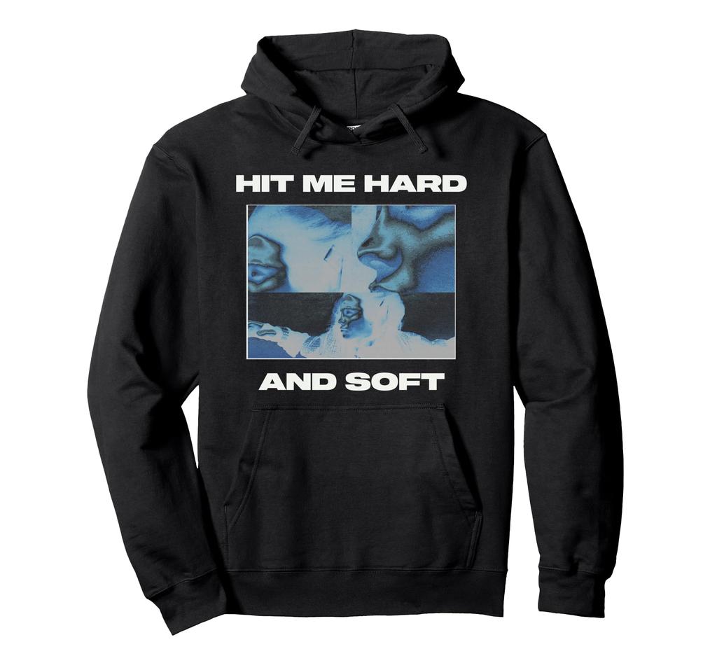Official Billie Eilish HIT ME HARD AND SOFT Inverted Black Hoodie