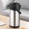 Stainless Steel Thermos Kettle with Pump Water Dispenser Airpot Coffee Pot  Camping