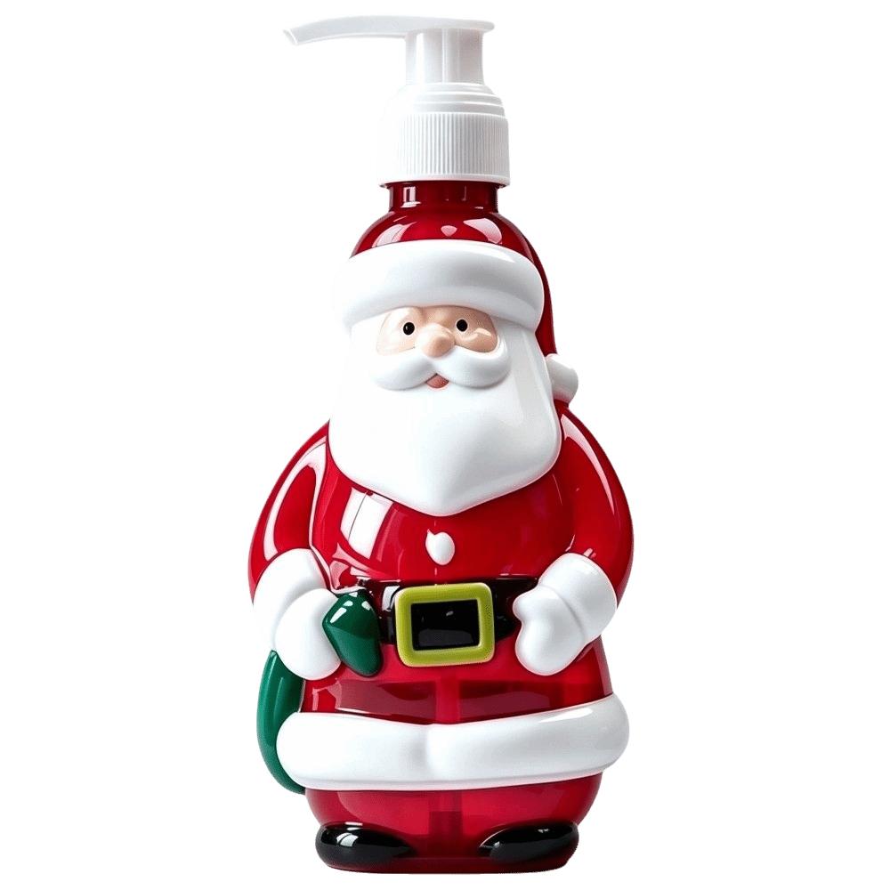 Santa Claus Lotion Dispenser Bottles Snowman Gel Hand Sanitizer Bottle Cosmetic Container Bathroom