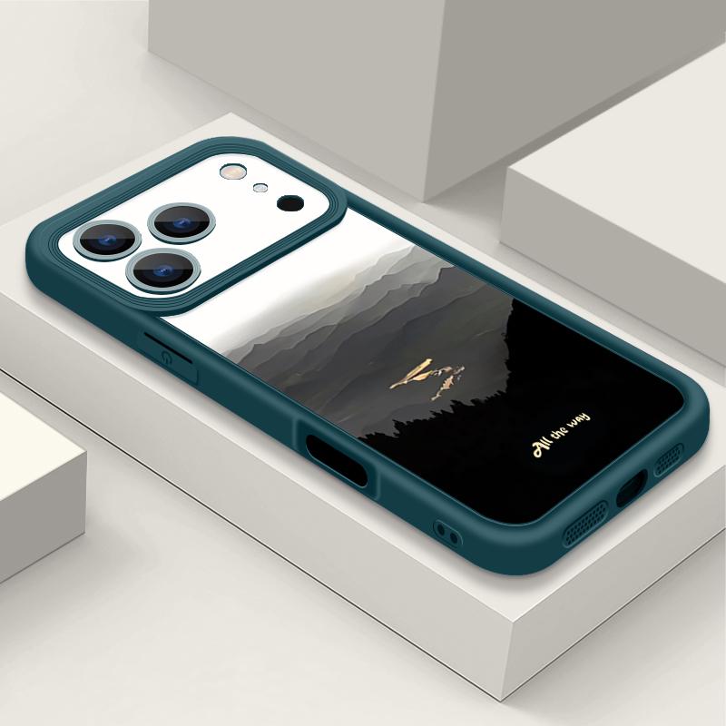 Ink Painting TPU Phone Case For iPhone Air 16e 17 16 15 14 Pro Max 13 12 Pro 15 16 14 Plus Shockproof Soft Silicone Cover Fundas