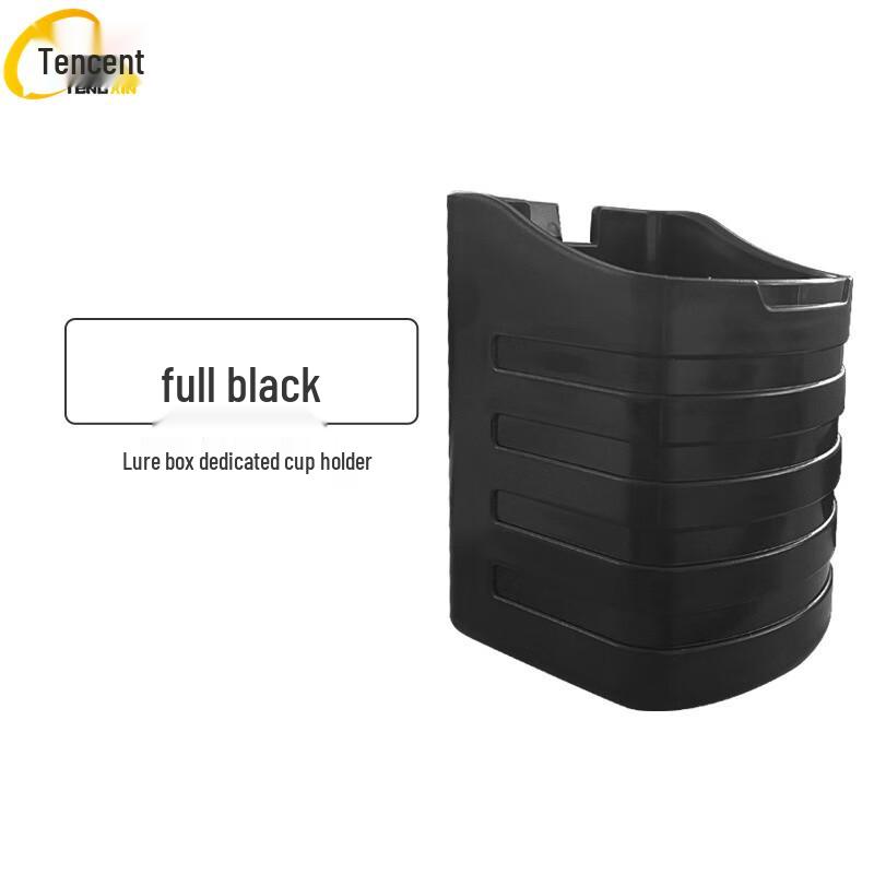 Lure Fishing Tackle Box with Rod Holder