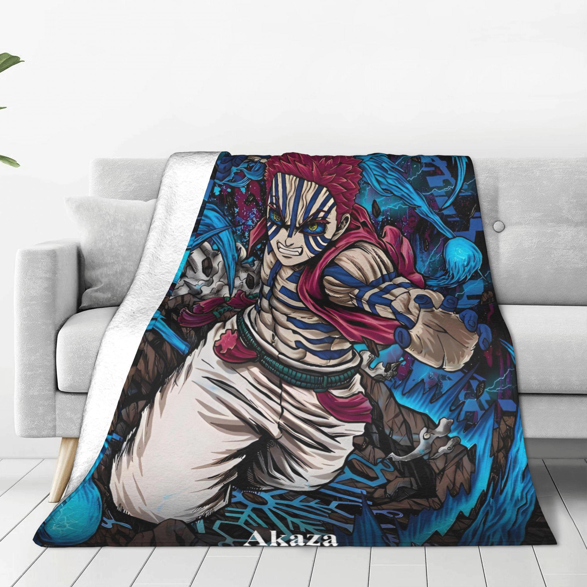 

Akaza Anime Super Warm Blanket Kids Plush Throw Blanket Print Home Decor Flannel Bedspread Sofa Bed Cover 30x40in