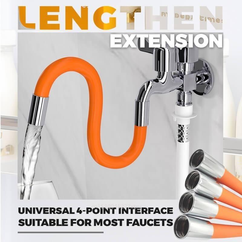 Estensore Flessibile per Rubinetto Domestico Universale Tubo di Estensione Schiumogeno Cucina Rotazione 360° Artefatto Potenziato Rubinetto Doccia