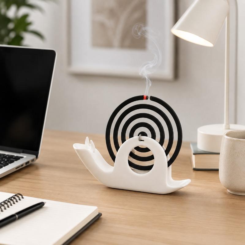 Snail Mosquito Coil Holder Creative Mosquito Coil Tray Household Anti-scalding Mosquito Coil Tray Desk Accessories Fireproof