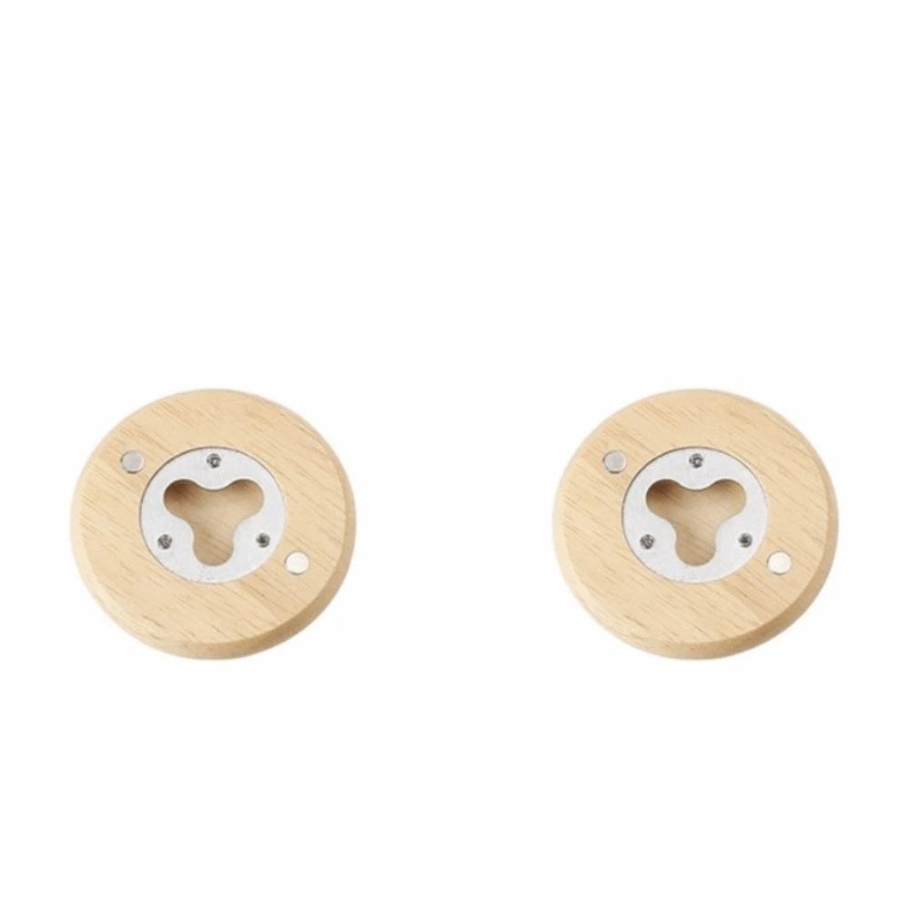 

2PCS Magnetic Wood Beer Bottle Opener Thickened Beer Bottle Lid Remover Bar 2PCS