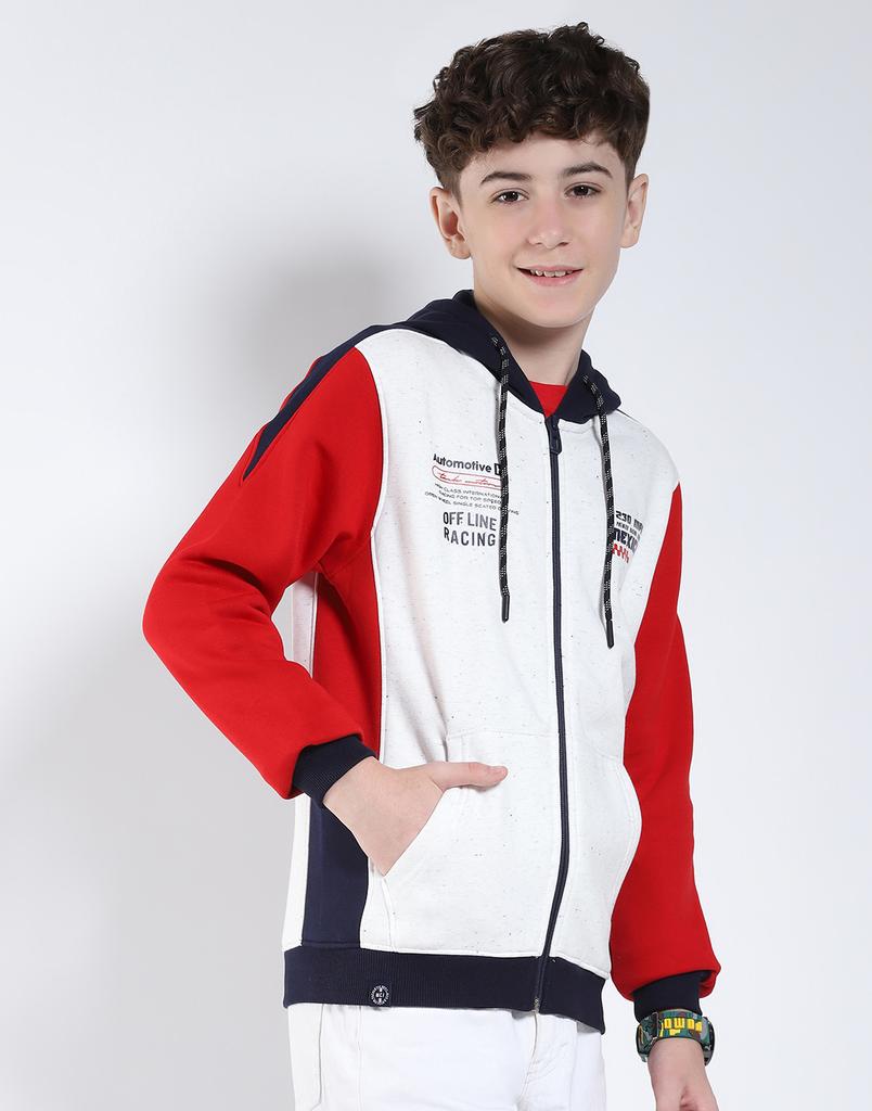 MONTE CARLO Boys Hood Full Sleeve Sweatshirt
