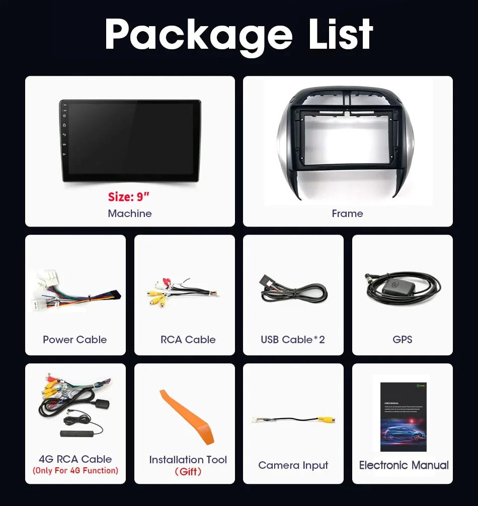 Android 13 Wireless Carplay For TOYOTA RAV4 2003-2005 Audio Stereo Car Radio Multimedia Player 4G GPS  Navigation 2 Din Screen