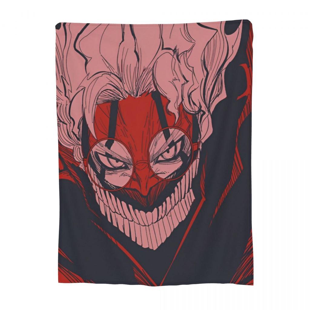 Cartoon Manga Dandadan Flannel Throw Blanket Turbo Granny Blanket for Bed Bedroom Ultra-Soft Bedding Throws
