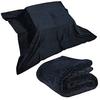Rivere Kotatsu Blanket, Square, Warm Flannel, Smooth and Comfortable, Perfect As a Kotatsu Cover, Multi-Purpose Cover, or Sofa Cover (Navy, 185x185cm)