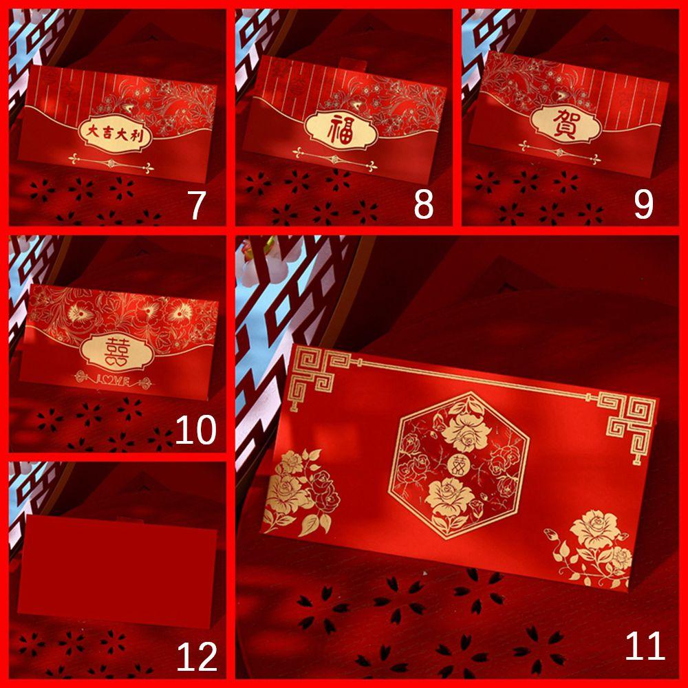 Hongbao Festival Wallet Wedding Red Envelopes New Year Decoration Money Pockets Gift Packing Bag