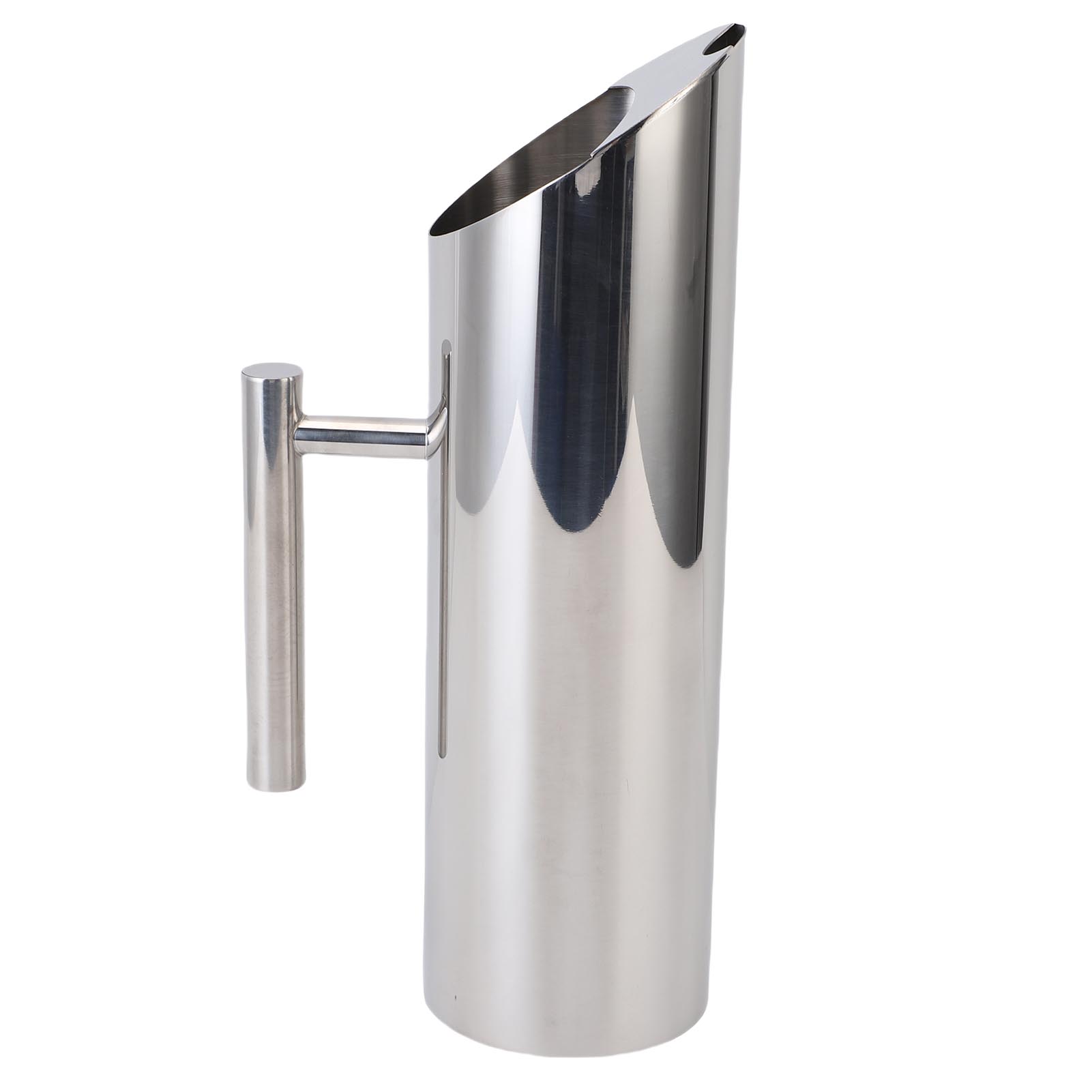 

Глечик для води з нержавіючої сталі 304 1,5 л Сучасний глечик з ручкою Контейнер для напоїв для холодного гарячого чаю соку кави срібний