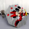 Mickey, Minnie Themed Automatic Opening and Closing Umbrella, Brightly Colored 8-rib Portable Umbrella, Suitable for Men and Women, A Perfect Gift for