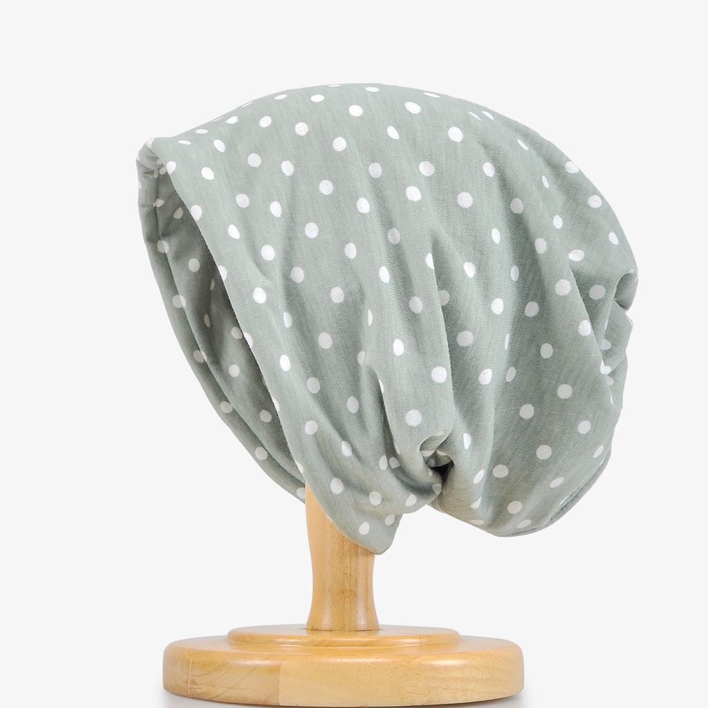 Momoji Mom Hat With Twist Design And Small Polka Dots For Sun Protection And Casual Wear