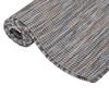 VidaXL Tapis à tissage plat d'extérieur 120x170 cm Marron et bleu 340816