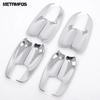 For Subaru Forester 2013-2016 2017 2018 Chrome Side Door Handle Bowl Cover Trim Protection Cap Exterior Accessories Car Styling