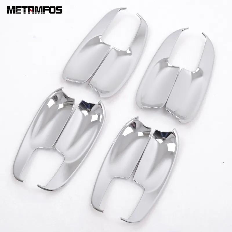 For Subaru Forester 2013-2016 2017 2018 Chrome Side Door Handle Bowl Cover Trim Protection Cap Exterior Accessories Car Styling