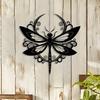 Elegant Metal Dragonfly Wall Art for Home & Garden Decor