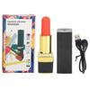 Vibration Lipstick Massager 10 Modes USB Magnetic Charging Less Noise Waterproof Female Personal Massager Black Design-zs