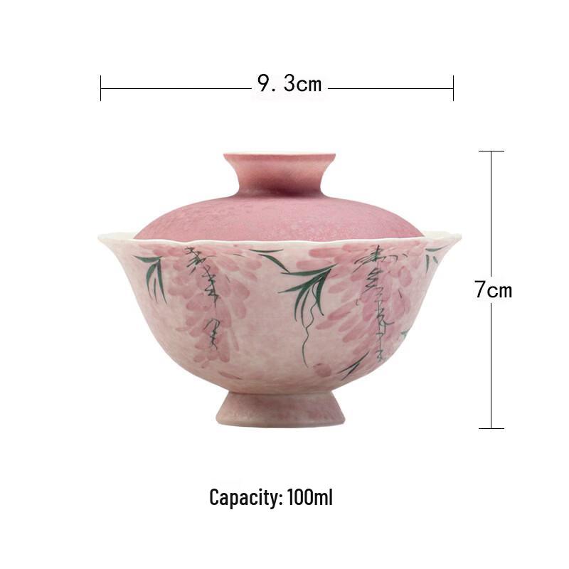Longquan Celadon Wisteria Kung Fu Tea Set