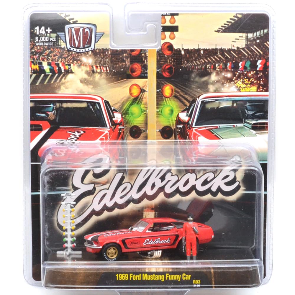 M2 Machines Масштаб 1:64 «КОЛЛЕКЦИЯ ДИОРАМ» «Эксклюзив Walmart 1969 Ford Mustang Fun Car»