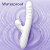 Dildo Vibrante con Movimento Spingente con molteplici modalità di vibrazione/succhiamento, Giocattoli Sessuali Multifunzione Impermeabili Spingenti, con Leccata