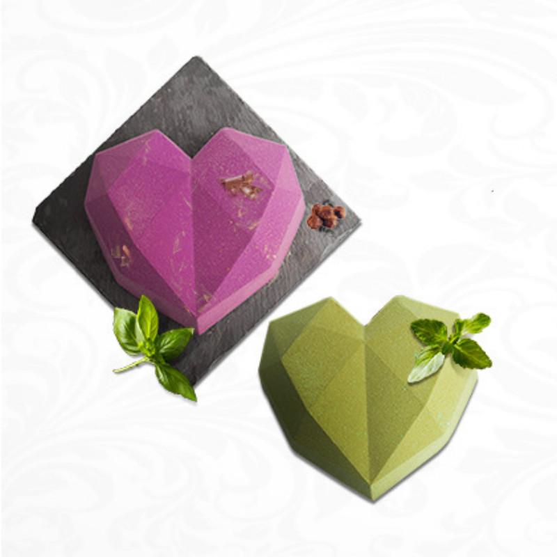 French Heart Shaped Mousse Love Silicone Mold Valentine's Day Silicone Dessert Mold DIY Baking Mold