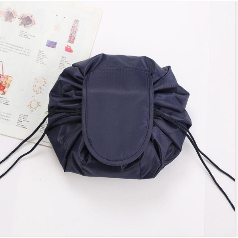 Portable Drawstring Travel Cosmetic Women Makeup Bag Organizer Make Bag Case Storage Pouch Waterproof Toiletry Beauty Kit Bag