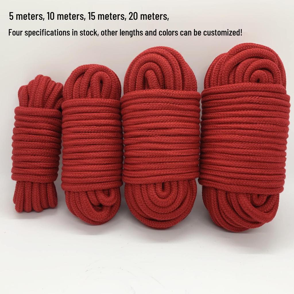 10m Cotton Rope for SM Training & Couples' Erotic Restraint