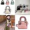 Stylish Kids Crossbody Bag Fashionable Shiny Pu Leather Small Square Bag For Boys Girls