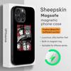 Comics JoJo Bizarre Adventure Phone Case For iPhone 17 16 15 14 13 12 11 Plus Pro Max  High-end Luxury Magsafe Sheepskin