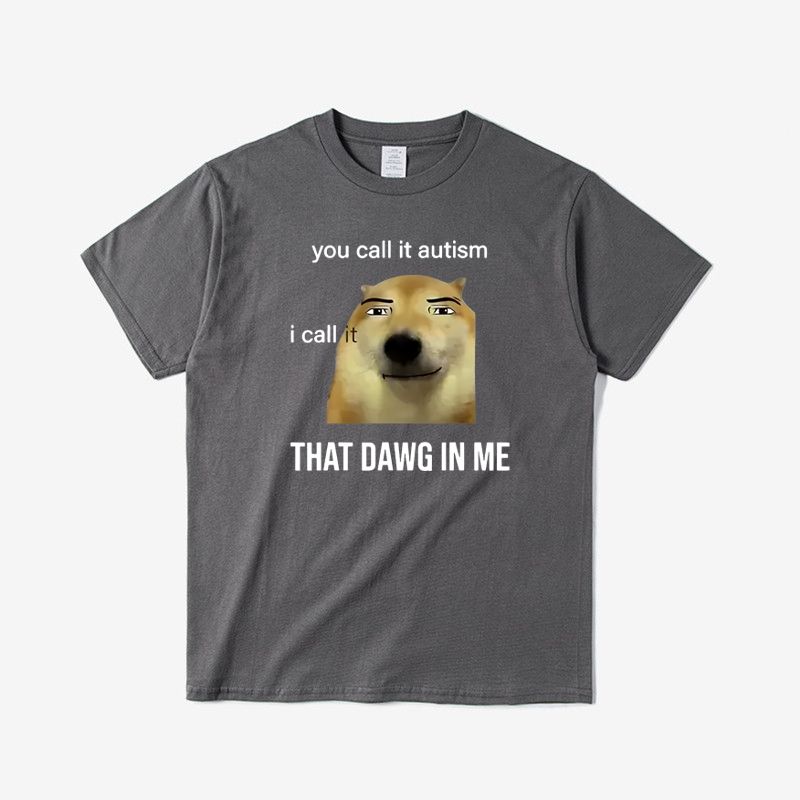 Funny Dog Printed Men's T-Shirt Summer Vintage Kawaii Men's and Women's Surfing Beach T-Shirt Unisex Breathable Casual Top