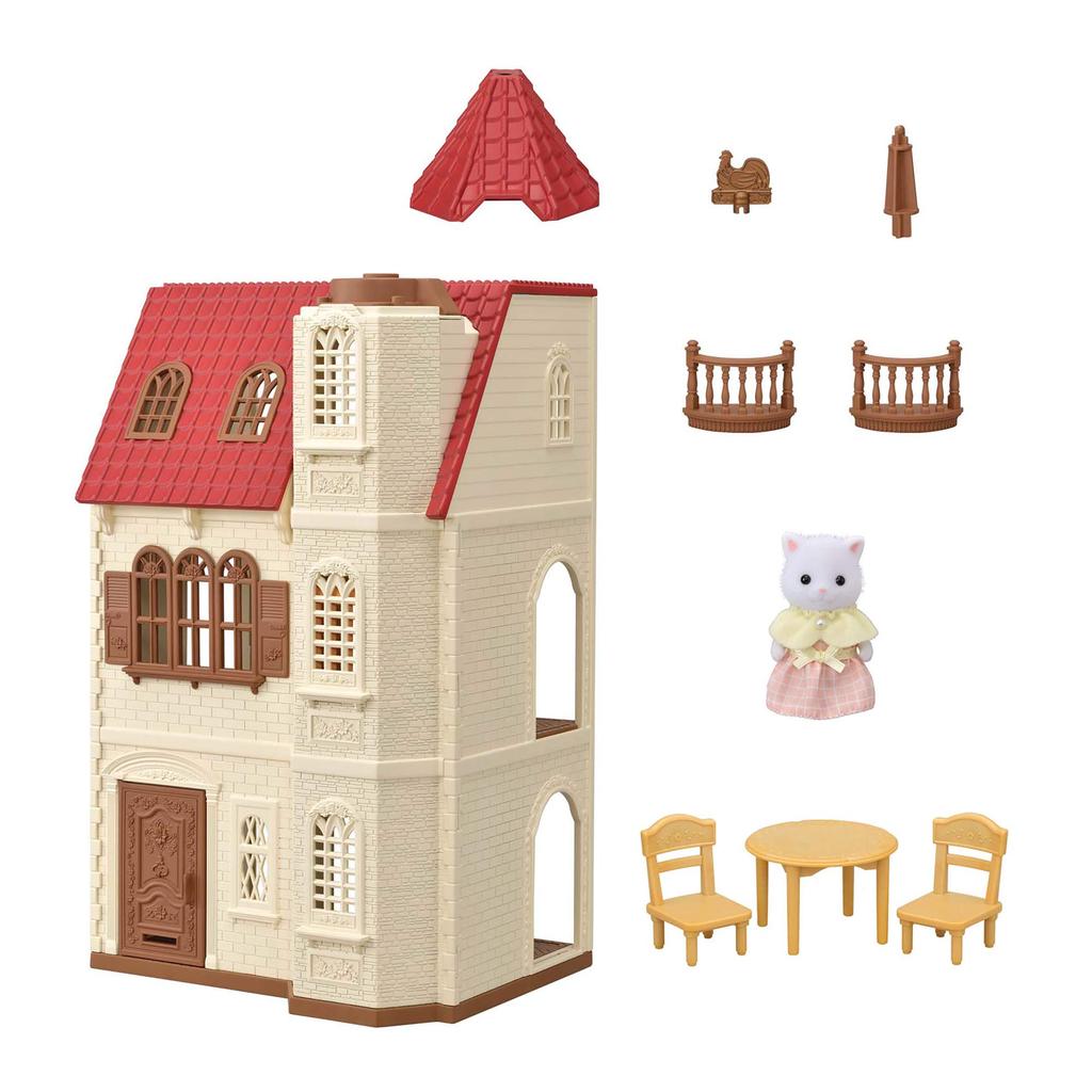 Epoch Sylvanian Families Haus [Haus mit rotem Dach und Aufzug] Ha-49