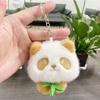 Plush Cartoon Cute Panda Doll Keychain Soft Stuffed Toy Perfect For Gift Kids