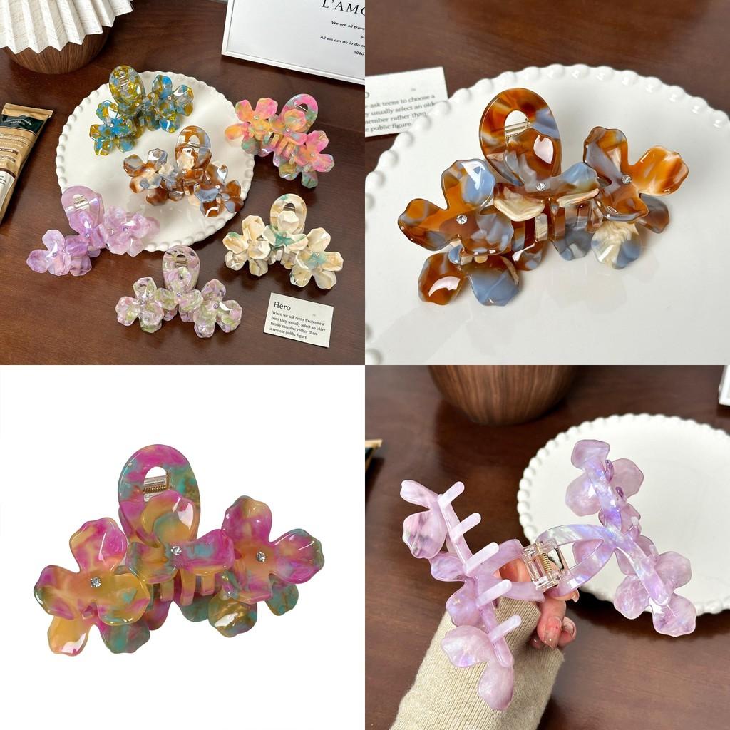 Premium Dorrie Acetate Large Floral Hair Claw Clip Perfect For Stylish Everyday Use